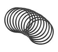 QUARKZMAN 55x50x2,5mm Nitrile Caoutchouc Joints Torique 10 Pièce Ronde Noir | Joint Rondelle pour Robinet Plomberie Réparation Étanchéité Connexion