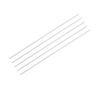 QUARKZMAN 5Pcs Aiguilles A Tricoter Diametre 1.2mm Longueur 15cm Acier Inoxydable Aiguilles Double Pointe pour Tricots Pulls Projets Manuels DIY Tricot