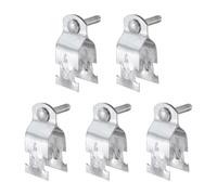 QUARKZMAN 5pcs Attache De Charnière EMT 1-1/2" Universelle En Acier Au Carbone Galvanisé Accessoire De Canal De Charnière Attache De Conduit Avec Boulon Et Écrou Pour Tuyau EMT Conduit