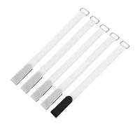 QUARKZMAN 5Pcs Attaches De Batterie Reutilisables, 0.8x12" Blanc Nylon Polyvalent Sangle De Fixation De Batterie Ajustable Boucle De Serrage Crochets