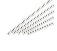 QUARKZMAN 5Pcs Barres Rondes en Acier Inoxydable 304, 4,5 mm x 100 mm pour Diverses Applications DIY d'Arbres, Modèles de Voitures, Avions et Bateaux