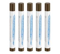 QUARKZMAN 5pcs Bâtons De Remplissage Pour Bois Crayons De Cire Pour Réparation De Meubles Pour Rayures Trous Bois, Teak
