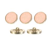 QUARKZMAN 5Pcs Boutons Ronds, 25mm/1" Bouton Décoratif Vintage En Résine Accessoires De Couture Pour Veste Uniforme Manteau, Rose Clair