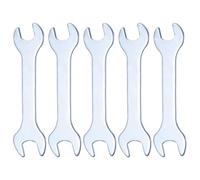 QUARKZMAN 5Pcs ourche Doubles Fines 12mm x 14mm Métrique Clé Plate Extra Fine et Petite, Galvanisée, pour Réparation Automobile et Assemblage de Meubles