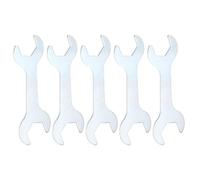 QUARKZMAN 5Pcs ourche Doubles Fines 22mm x 24mm Métrique Clé Plate Extra Fine et Petite, Galvanisée, pour Réparation Automobile et Assemblage de Meubles