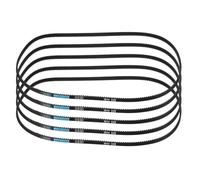 QUARKZMAN 5pcs Courroie Crantée HTD-3M En Caoutchouc 228 Dents, Longueur De Pas 684mm x Largeur 6mm x Hauteur 2.4mm, Courroie Synchrone À Boucle Fermée Pour Poulies