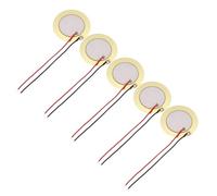 QUARKZMAN 5Pcs Disques Piezoelectriques 35mm Microphones Capteurs Acoustiques Transducteurs Declencheurs Buzzer Batterie Guitare