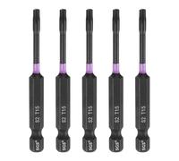 QUARKZMAN 5Pcs Embouts À Tête Torx T15 Sans Trou Anti-Sabotage