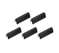 QUARKZMAN 5pcs Embouts De Serrage Pour Ruban, 32mm/1.26inch Pince De Serrage Pour Ruban, Embout De Boucle Pour Fabrication De Bijoux Artisanaux, Noir