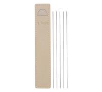 QUARKZMAN 5pcs Extra Fin Tricot Aiguilles 1,2 mm/0,05" Dia 14 Cm/ 5,5" Longueur Mini Double Pointu Inox Acier Court Broche Aiguille pour Pull Vêtements Chaussette