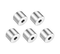 QUARKZMAN 5Pcs Inox Acier Entretoise 1/4" Alésage x 3/4" OD x 1/2" Longueur Vis Douille Plaine Finition Rond Métal Entretoise pour M6 Vis Boulons et Tiges