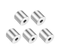 QUARKZMAN 5pcs Inox Acier Entretoise 1/4" Alésage x 3/4" OD x 5/8" Longueur Vis Douille Plaine Finition Rond Métal Entretoise pour M6 Vis Boulons et Tiges