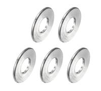 QUARKZMAN 5pcs Inox Acier Entretoise 5/16" Alésage x 3/4" OD x 1/16" Longueur Vis Douille Plaine Finition Rond Métal Entretoise pour M8 Vis Boulons et Tiges
