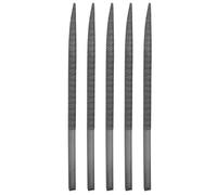 QUARKZMAN 5pcs Lime Pneumatique 3/16" x 5" (5mm x 130mm) Ronde Dent Extra Grossière Grade Industriel Outils Pour Scie option Meulage Métal Polissage Fraisage Affûtage