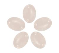 QUARKZMAN 5Pcs Pierre Ovale Plate, 13 x 18mm Pierre Naturelle Ovale Plate gemme Pierre Naturelle Pour Fabrication De Bijoux DIY Projet Artistique, Lapis Lazuli