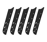 QUARKZMAN 5Pcs Protège-Lame Gaines Couvre-Tranchants Pour 8" Bread Knife Protections De Tranchant Covers Gaines Universelles Pour Lame Pour Cuisine, Noir