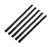 QUARKZMAN 5Pcs Sangles De Fixation De Batterie Reutilisables, 0.8x18" Noir Nylon Polyvalent Sangle De Maintien De Batterie Ajustable Boucle De Serrage Crochets Pour Quadcopters FPV