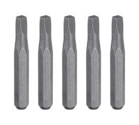 QUARKZMAN 5pcs SQ1 Embout de Tournevis Carré 5/32" Tige Hexagonale 28mm Longueur Acier S2 Magnétique Tête Hexagonale à 4 Pans pour Tournevis Manuels Électriques Réparation de Précision
