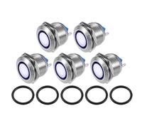QUARKZMAN 5Pcs Voyant Led 19mm 230V Pour Intérieur De Voiture Ou Camion Blanc