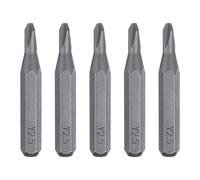QUARKZMAN 5pcs Y2.5 Embout de Tournevis Tri-Wing 5/32" Tige Hexagonale 28mm Longueur Acier S2 Magnétique Tête en Y à 3 Pans pour Tournevis Manuels Électriques Réparation de Précision