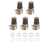 QUARKZMAN 5Set WH148 B20K Ohm Kit Potentiometre Avec Bouton Ecrou Rondelle
