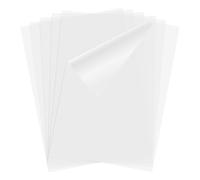 QUARKZMAN 6 Feuilles Transparentes en Acétate 29,7x21cm 0,5mm D'Épaisseur | Feuilles En Plastique PVC Transparentes, Papier Acétate A4, Résistantes À La Chaleur, naturel Pour DIY Arts Créatifs