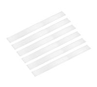 QUARKZMAN 6 Pcs Barre Plate En Aluminium Carrée, 5/64" (2mm) D'Épaisseur x 1-31/32" (50mm) De Largeur x 16" (406.4mm) De Longueur 6061 Plaque En Aluminium Pleine Nouveau Pour Bâtiment