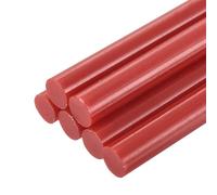 QUARKZMAN 6 Pièces Bâtons de Colle Chaude pour Pistolet, 11mm x 200mm Recharge Universelle pour Pistolet à Colle pour Bricolage, Artisanat, Réparations, Loisirs Créatifs, Décoration, Rouge