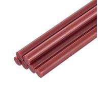 QUARKZMAN 6 Pièces Bâtons de Colle Chaude pour Pistolet, 7mm x 100mm Recharge Universelle pour Pistolet à Colle pour Bricolage, Réparations, Loisirs Créatifs, Décoration, Bordeaux