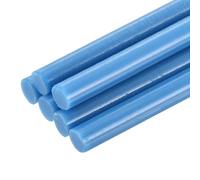QUARKZMAN 6 Pièces Bâtons de Colle Chaude pour Pistolet, 7mm x 200mm Recharge Universelle pour Pistolet à Colle pour Bricolage, Réparations, Loisirs Créatifs, Décoration, Bleu Ciel