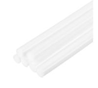 QUARKZMAN 6 Pièces Bâtons de Colle Chaude pour Pistolet, 7mm x 200mm Recharge Universelle pour Pistolet à Colle pour Bricolage, Artisanat, Réparations, Loisirs Créatifs, Décoration, Blanc