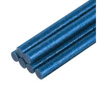 QUARKZMAN 6 Pièces Bâtons de Colle Chaude pour Pistolet, 7mm x 200mm Recharge Universelle pour Pistolet à Colle pour Bricolage, Artisanat, Réparations, Décoration, Paillette Bleu Roi