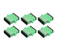 QUARKZMAN 6 Pièces Coupleur Optique à Fibre Sc-Sc/Apc pour Connecteur | Adaptateur Duplex Monomode, Réseau Internet, Sc-Sc/Apc