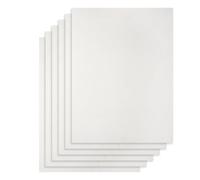 QUARKZMAN 6 Pièces Tapis de Four Résistants à La Chaleur, 12 X 16 Pouces Tapis de Four Antiadhésifs pour Cuisson, Grillage et Friture, Faciles à Nettoyer, Blancs