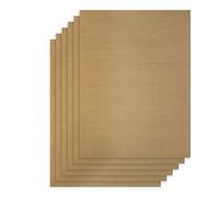 QUARKZMAN 6 Pièces Tapis de Four Résistants à La Chaleur, 12 X 16 Pouces Tapis de Four Antiadhésifs pour Cuire, Griller et Frire, Faciles à Nettoyer, Marron