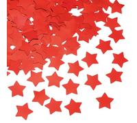 QUARKZMAN 60g Étoiles Confettis Étoiles Paillettes Confettis Papier Rouge Confettis de Table pour Anniversaire Mariage Ballons Décorations de Fête pour l'Intérieur et l'Extérieur