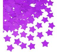 QUARKZMAN 60g Étoiles Confettis Étoiles Paillettes Confettis Papier Violet Foncé Confettis de Table pour Décoration de Fête d'Anniversaire de Mariage Ballons pour l'Intérieur et l'Extérieur