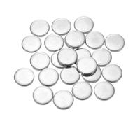 QUARKZMAN 60Pcs Disques en Acier Inoxydable 15mm de Diamètre Feuille Ronde