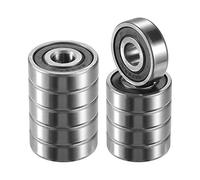 QUARKZMAN 6200-2RS 10x30x9mm Profond Rainure Bale Roulements Argent Ton - 10 pcs