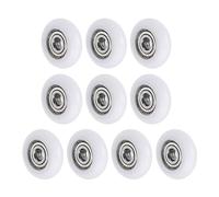 QUARKZMAN 625ZZ Profond Rainure Bille Roulement x 10PCS Plastique Revêtu Chrome Acier pour Appareils Ménagers, [ID 5mm x OD 23mm x T 7mm]
