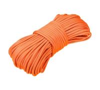 QUARKZMAN 650 Paracord 100 Feet, 4mm 9 Brins Corde Parachute Bobine Survie Corde Solide Fil pour Camping Randonnée Pêche, Orange