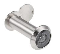 QUARKZMAN 66,5 mm Visionneuse Judas x 1 Pièce Laiton Brosse Satin Chrome pour Sécurité Porte, [Argent Ton]