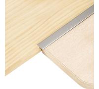 QUARKZMAN 6Pcs 2.9ft x 0.59" Profilés De Transition En T Pour Sol, Bords En Alliage D'Aluminium Pour Joints De Plancher En Vinyle, Remplissage D'Intervalles Entre Lames De Parquet, Carrelage