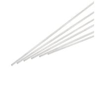 QUARKZMAN 6Pcs Barres Rondes en Acier Inoxydable 304, 1mm x 300mm pour Diverses Applications DIY d'Arbres, Modèles de Voitures, Avions et Bateaux