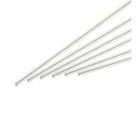 QUARKZMAN 6Pcs Barres Rondes en Acier Inoxydable 304, 2,5 mm x 300 mm pour Diverses Applications DIY d'Arbres, Modèles de Voitures, Avions et Bateaux