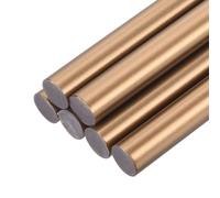 QUARKZMAN 6pcs Bâtons De Colle Chaude Taille Complète Pour Pistolet 11mm x 200mm Grands Bâtons De Colle, Bronze Or