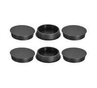 QUARKZMAN 6Pcs Bouchon de Trou en Nylon, 41.5-42mm Diamètre de Trou Bouchon d'étanchéité Rond Souple et Flexible de Verrouillage Bouchons en Caoutchouc pour Bouteilles, Tuyaux, Cuisine, Noir