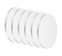 QUARKZMAN 6Pcs Disque en Aluminium 2"(50mm) Diamètre 0,04"(1mm) Épais Ronde