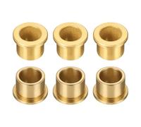 QUARKZMAN 6pcs Douille à Bride, Coussinet à Bride en Bronze Fritté, Douille à Collerette Auto-Lubrifiant 18x24x20mm (Alésage x OD x Longueur) pour Appareil Électrique Électroménager Machine