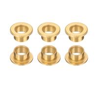 QUARKZMAN 6pcs Douille à Bride, Coussinet à Bride en Bronze Fritté, Douille à Collerette Auto-Lubrifiant 10x12x8mm (Alésage x OD x Longueur) pour Appareil Électrique Électroménager Machine